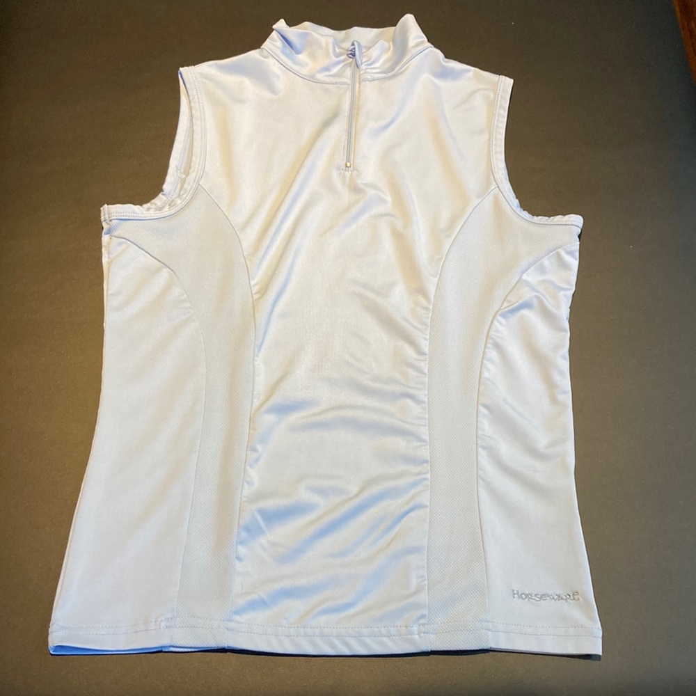 Sleeveless Horseware polo zip